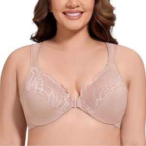 Women’s Meleneca front clasp underwire Bra Size 38B